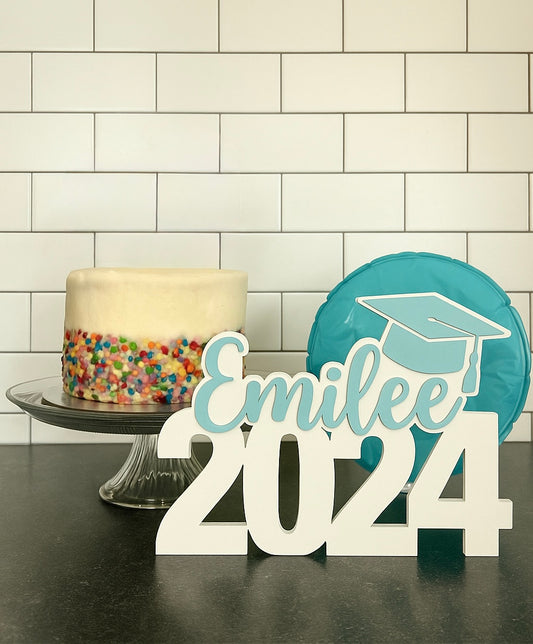 Custom Acrylic Graduation Year & Name Sign