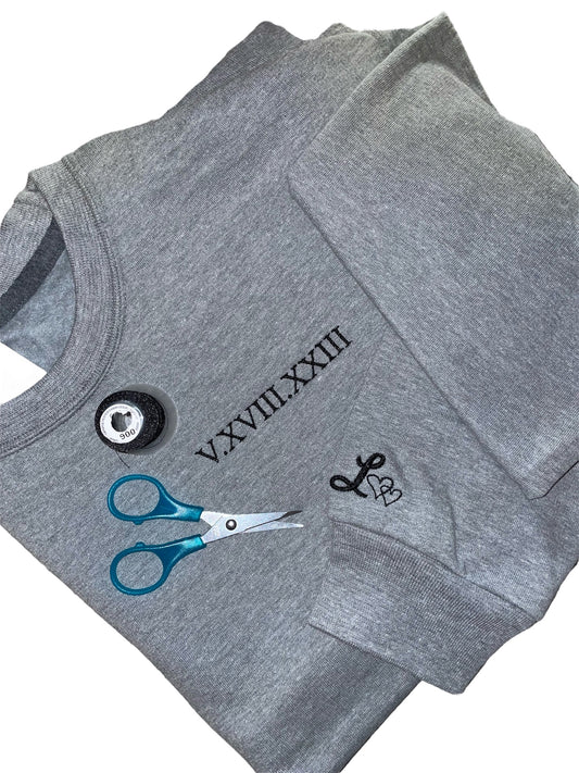 Custom Embroidered Crewneck Sweatshirt